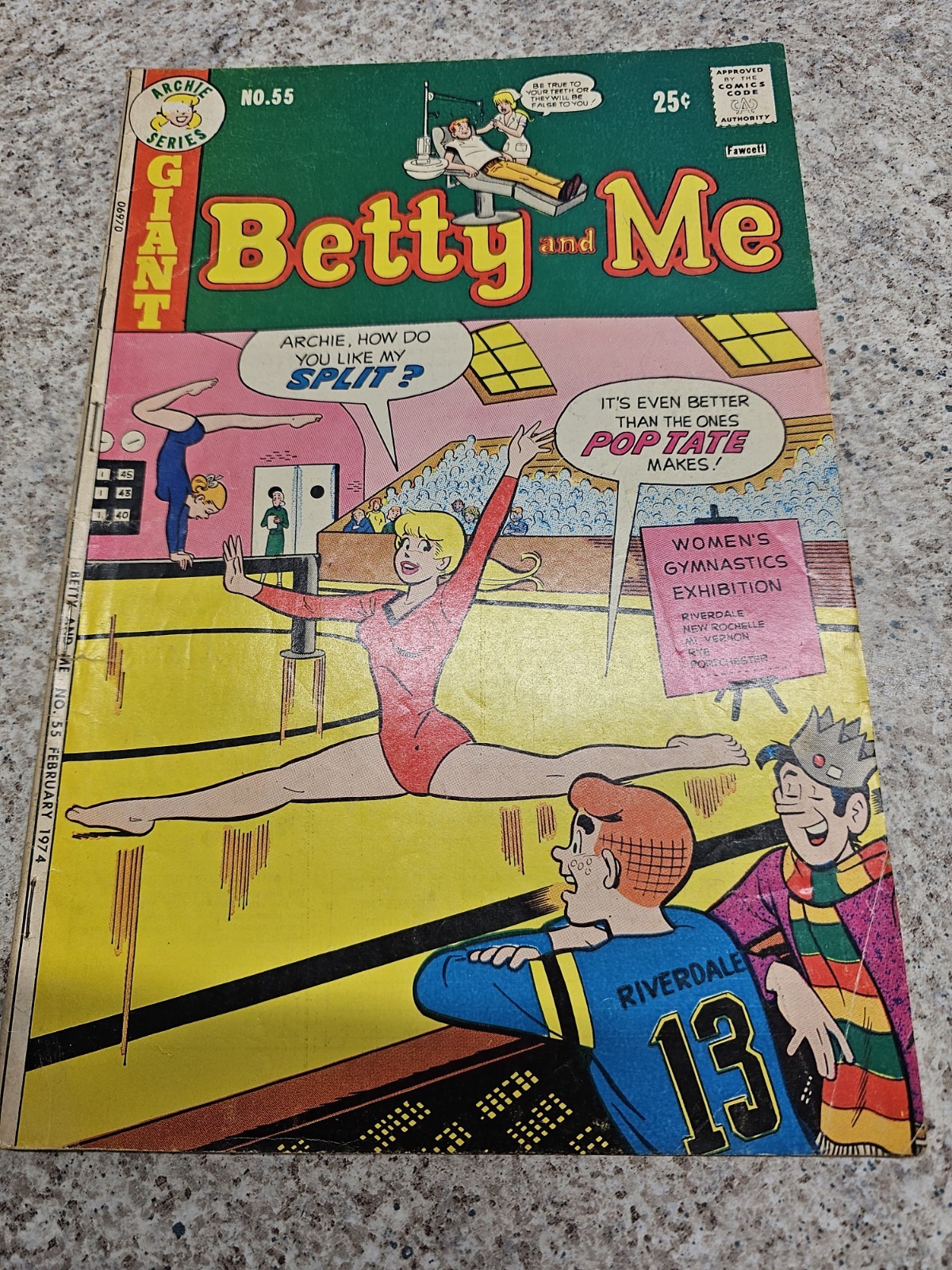 Betty And Me Innuendo Cover Comic Book Issue #55 1974 Archie Series Comics