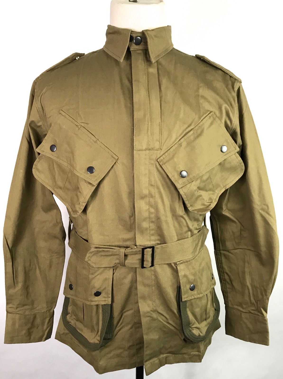  WWII US AIRBORNE PARATROOPER M1942 M42 REINFORCED JUMP JACKET- MEDIUM 40R