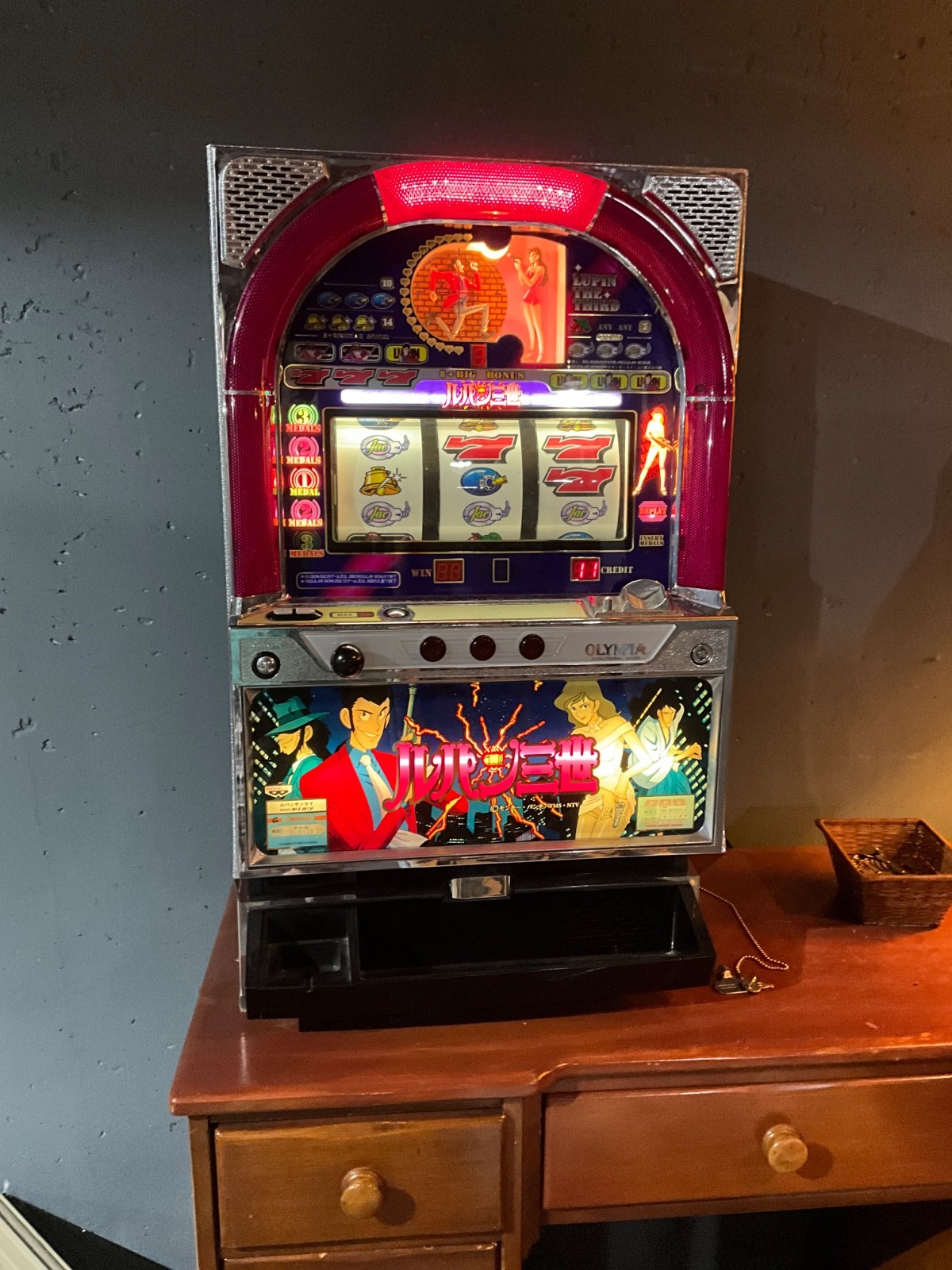SLOT MACHINE Lupin the Third  Olympia   LIMITED EDITION GREAT CHRISTMAS GIFT 😎