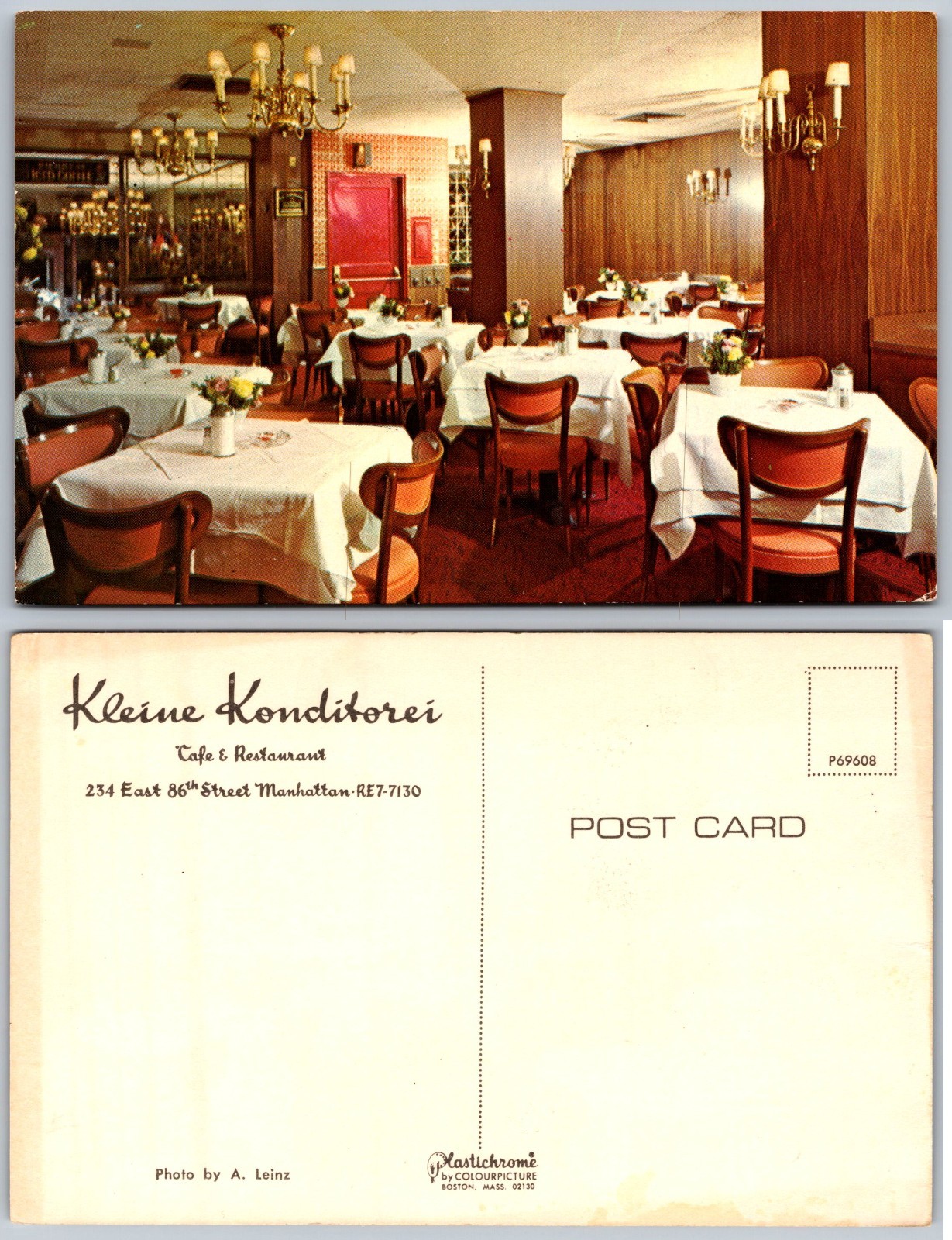Kleine Konditorei Manhattan Postcard Kleine Konditorei Manhattan Postcard