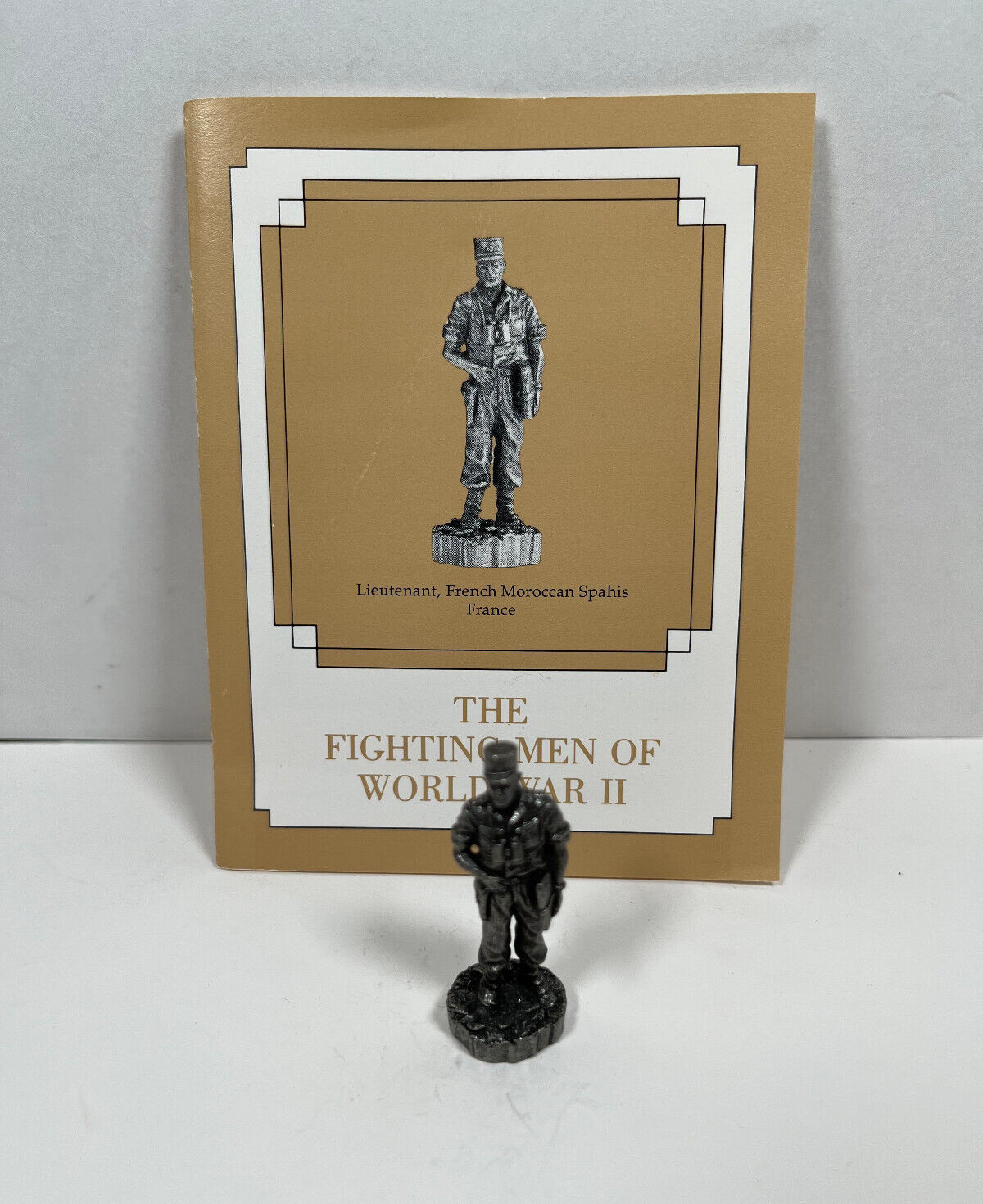 Franklin Mint Fighting Men WWII LIEUTENANT FRENCH MOROCCAN SPAHIS FRANCE