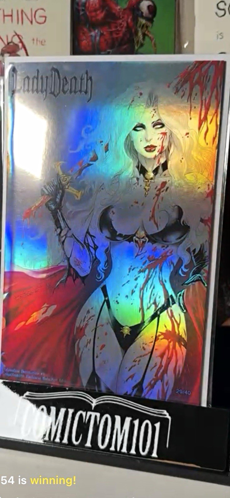 Lady Death NYCC Exclusive Limited to 40 in the World whatNot comictom exclusive Lady Death NYCC Exclusive Limited to 40 in the World whatNot comictom exclusive
