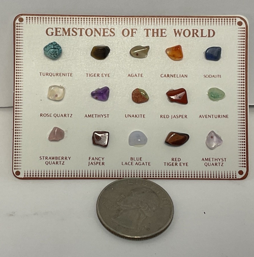 Gemstones Of The World Set of 15 NEW (G1) Gemstones Of The World Set of 15 NEW (G1)
