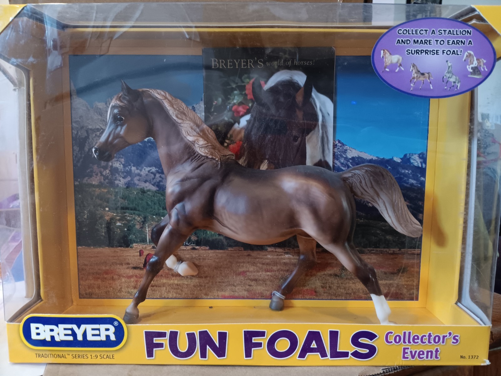 Breyer NIB 2009 Breyer Fun Foals Collector Event Chestnut Running Mare
