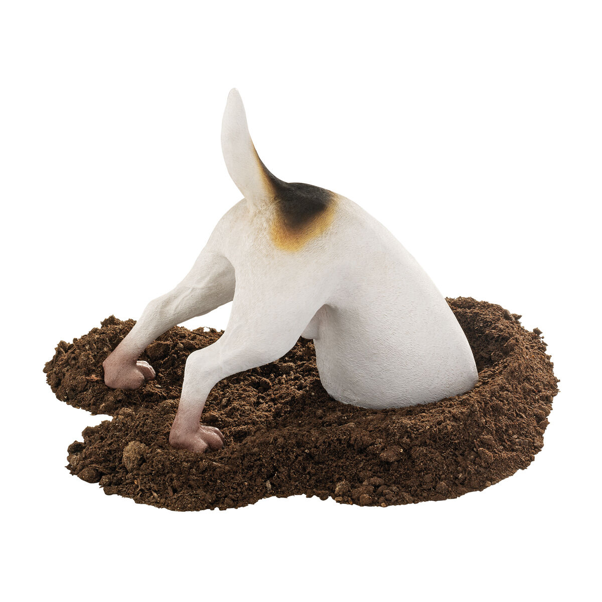 Puppy Dog Terrier Breed Man's Best Friend Digging a Hole Canine Animal Sculpture