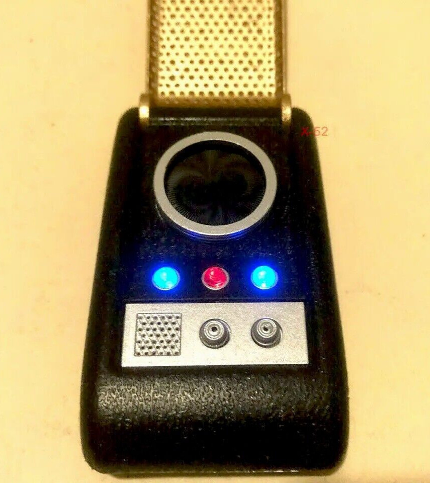 Star Trek TOS Classic light up n sounds Enterprise Crew Communicator kirk spock