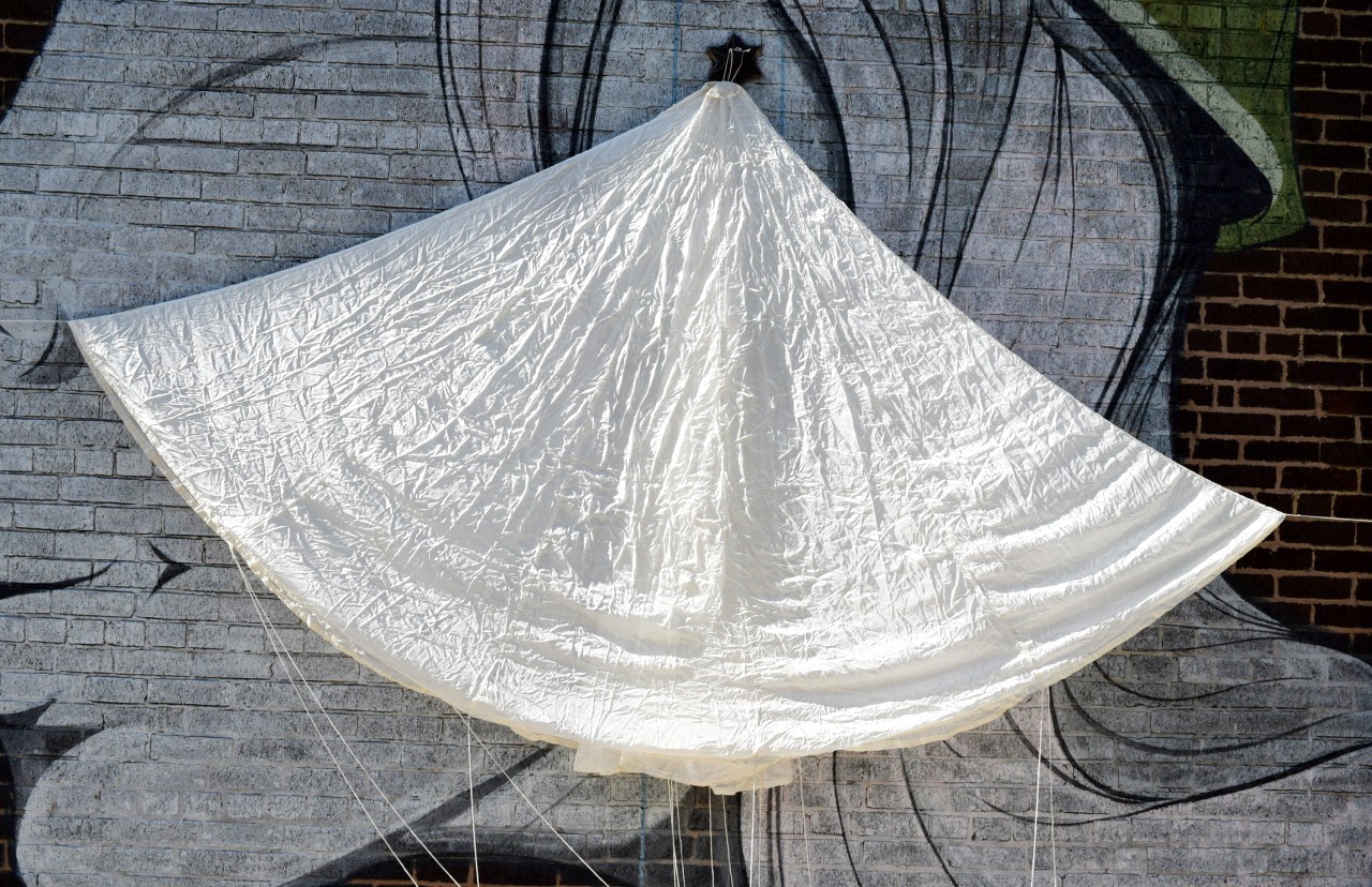 Original US 12 Foot Cargo Drop Chute Parachute 1943 Dated Original US 12 Foot Cargo Drop Chute Parachute 1943 Dated