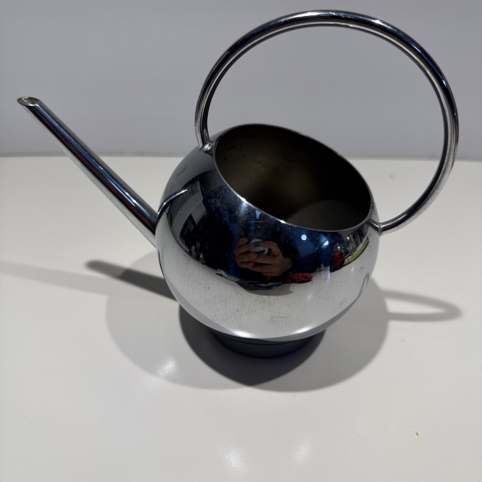 Vintage Chase USA Spherical Chrome Syrup Pitcher 1930's Art Deco Russell Wright Vintage Chase USA Spherical Chrome Syrup Pitcher 1930's Art Deco Russell Wright