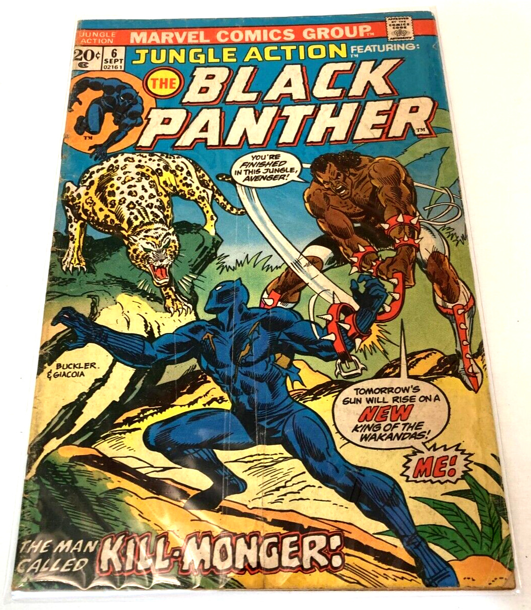 Jungle Action #6   - 1st Black Panther solo story - 1st Kill-Monger