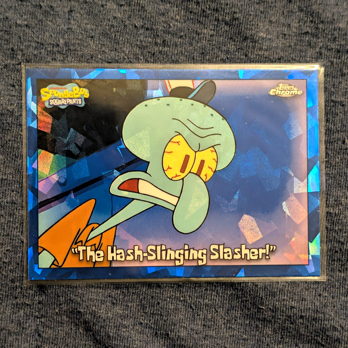 2025 Topps SpongeBob Chrome Sapphire 9 Card Lot 2025 Topps SpongeBob Chrome Sapphire 9 Card Lot