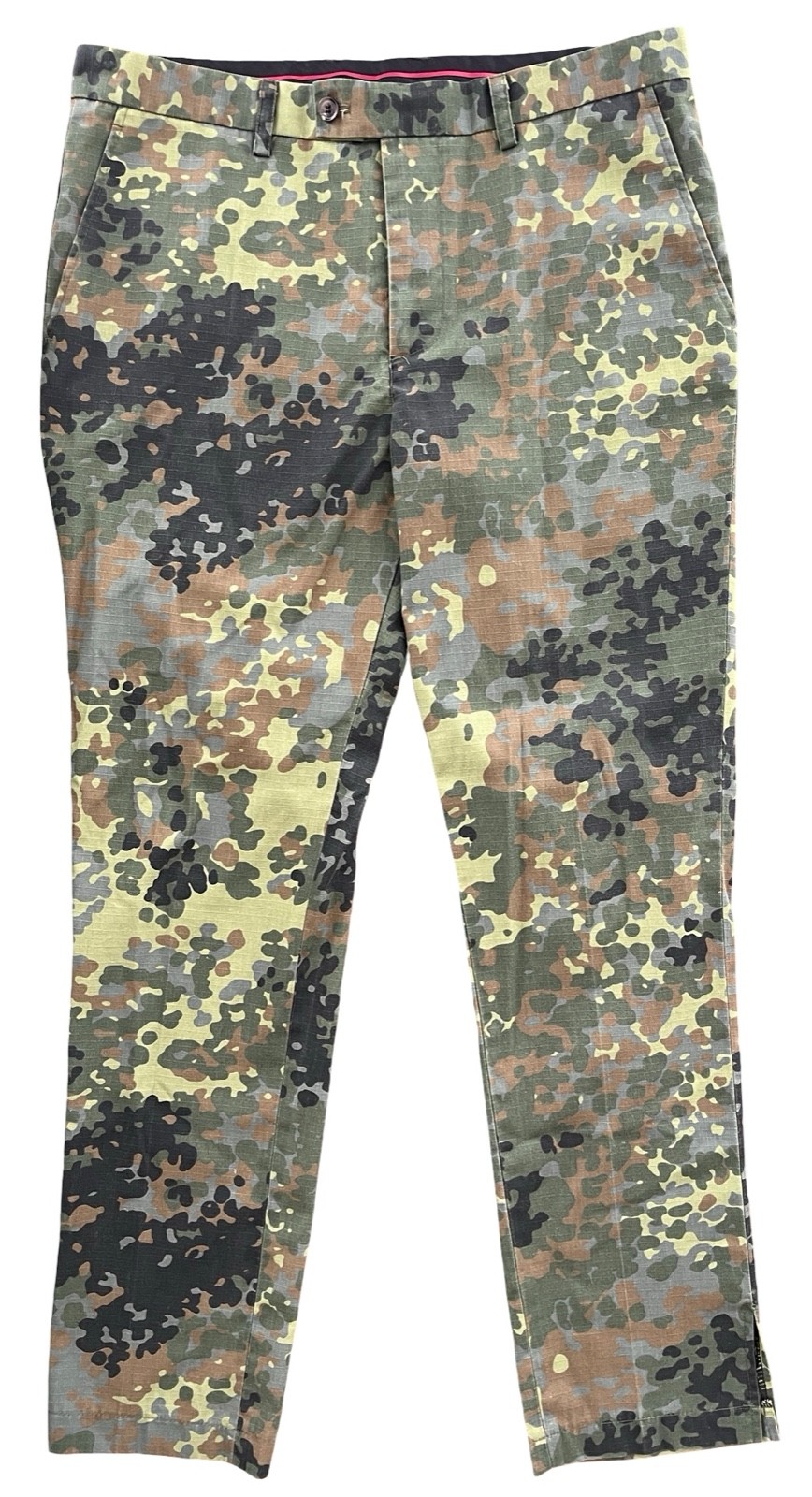 German Bundeswehr Patterned Flecktarn Men\'s Dress Slack Pants Size 34x34 German Bundeswehr Patterned Flecktarn Men\'s Dress Slack Pants Size 34x34