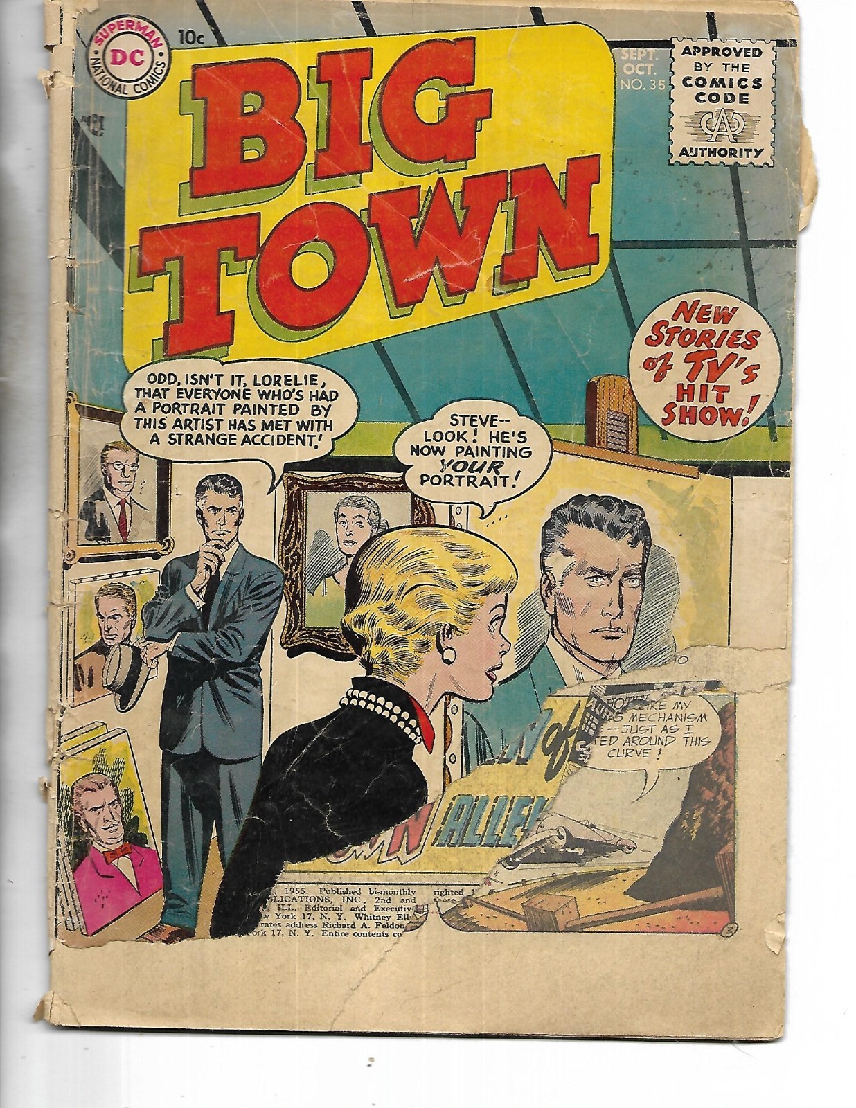 BIG TOWN #35 - 1955 - ROUGH COND.