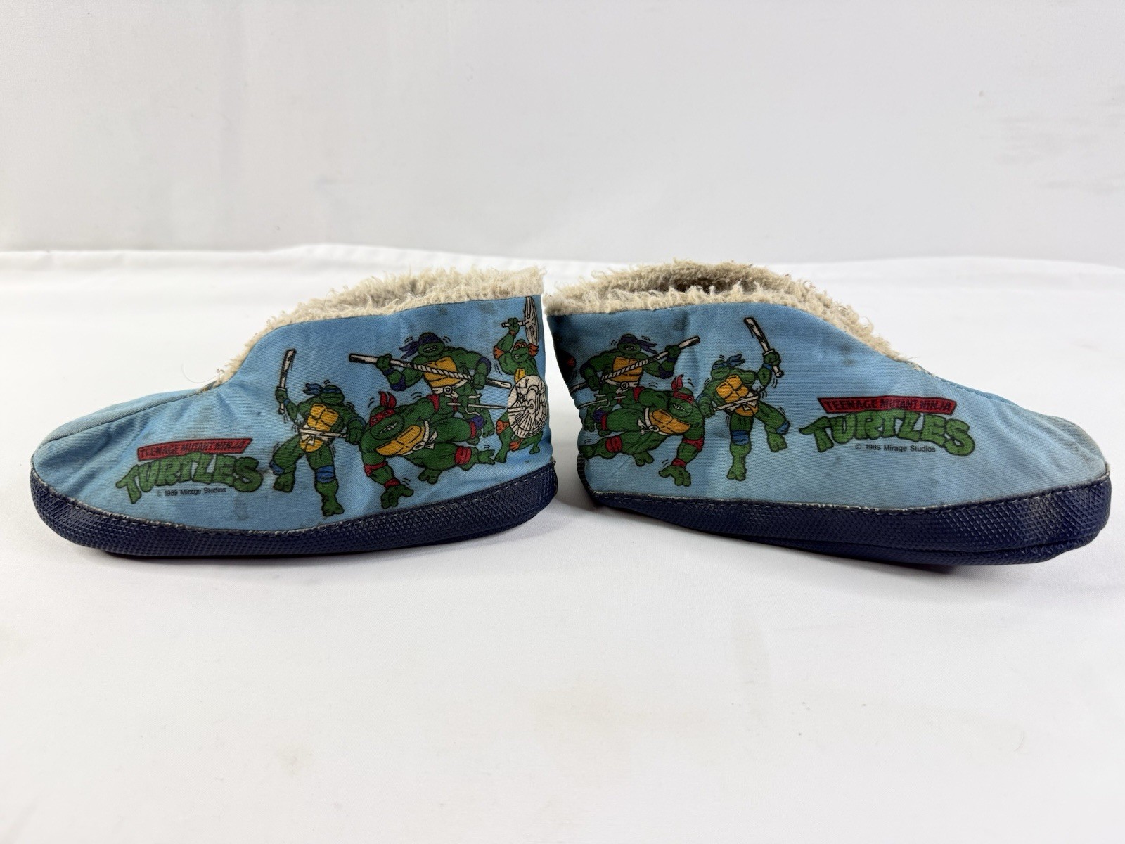 Vintage Mirage 1989 Teenage Mutant Ninja Turtles TMNT Child Slippers Vintage Mirage 1989 Teenage Mutant Ninja Turtles TMNT Child Slippers
