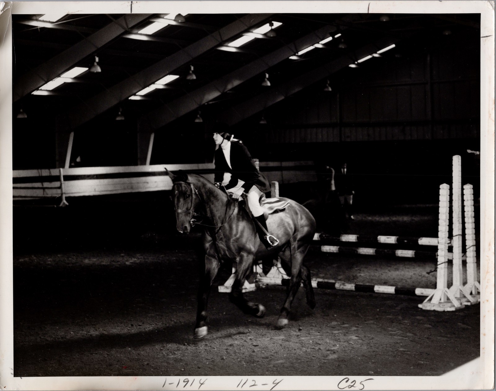 Vintage Montini High School Lombard Illinois Horse Jumping Equestrian Photo 8x10 Vintage Montini High School Lombard Illinois Horse Jumping Equestrian Photo 8x10