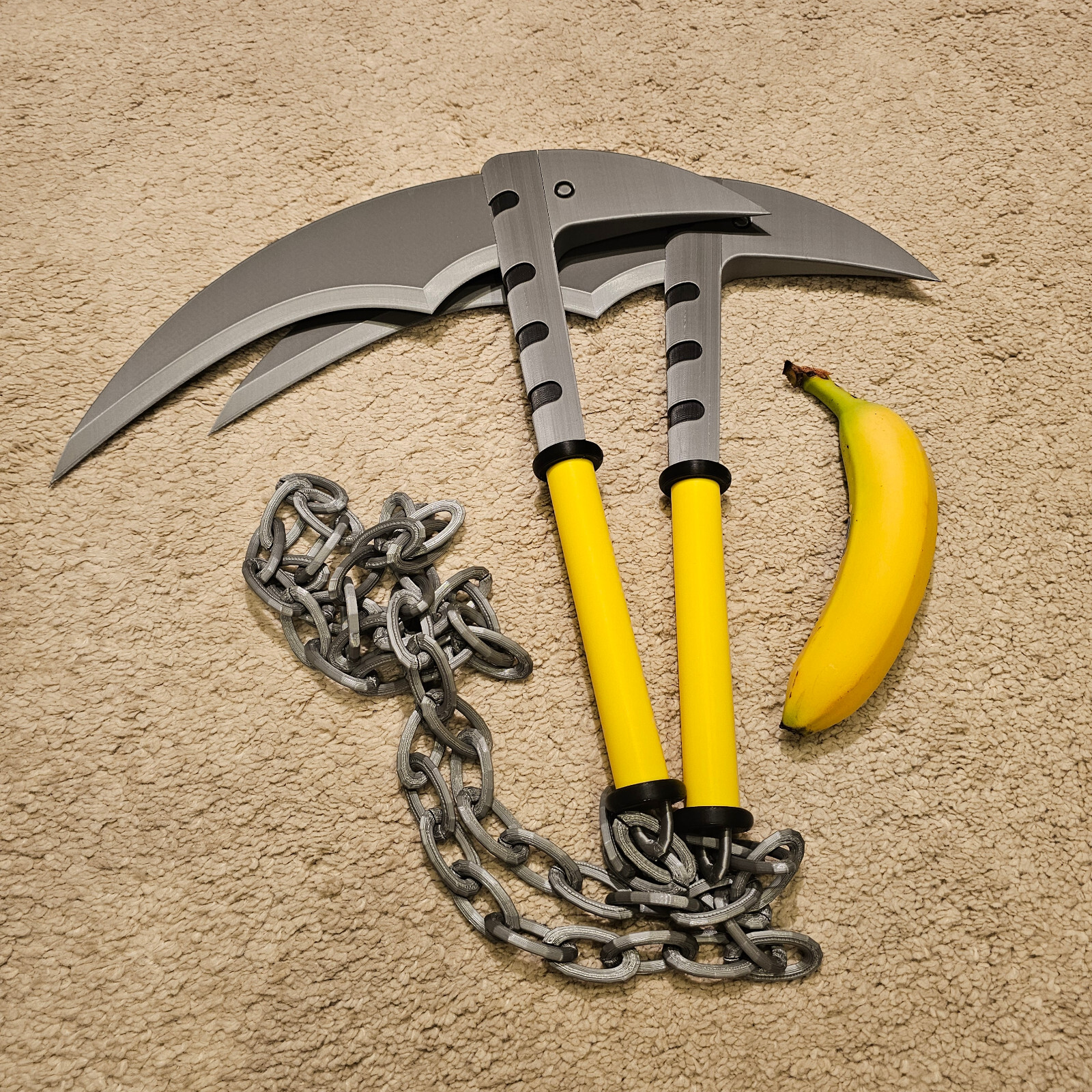 Soul Eater - Black Star Scythe Replica, 3D Printed Cosplay Weapon Prop Soul Eater - Black Star Scythe Replica, 3D Printed Cosplay Weapon Prop
