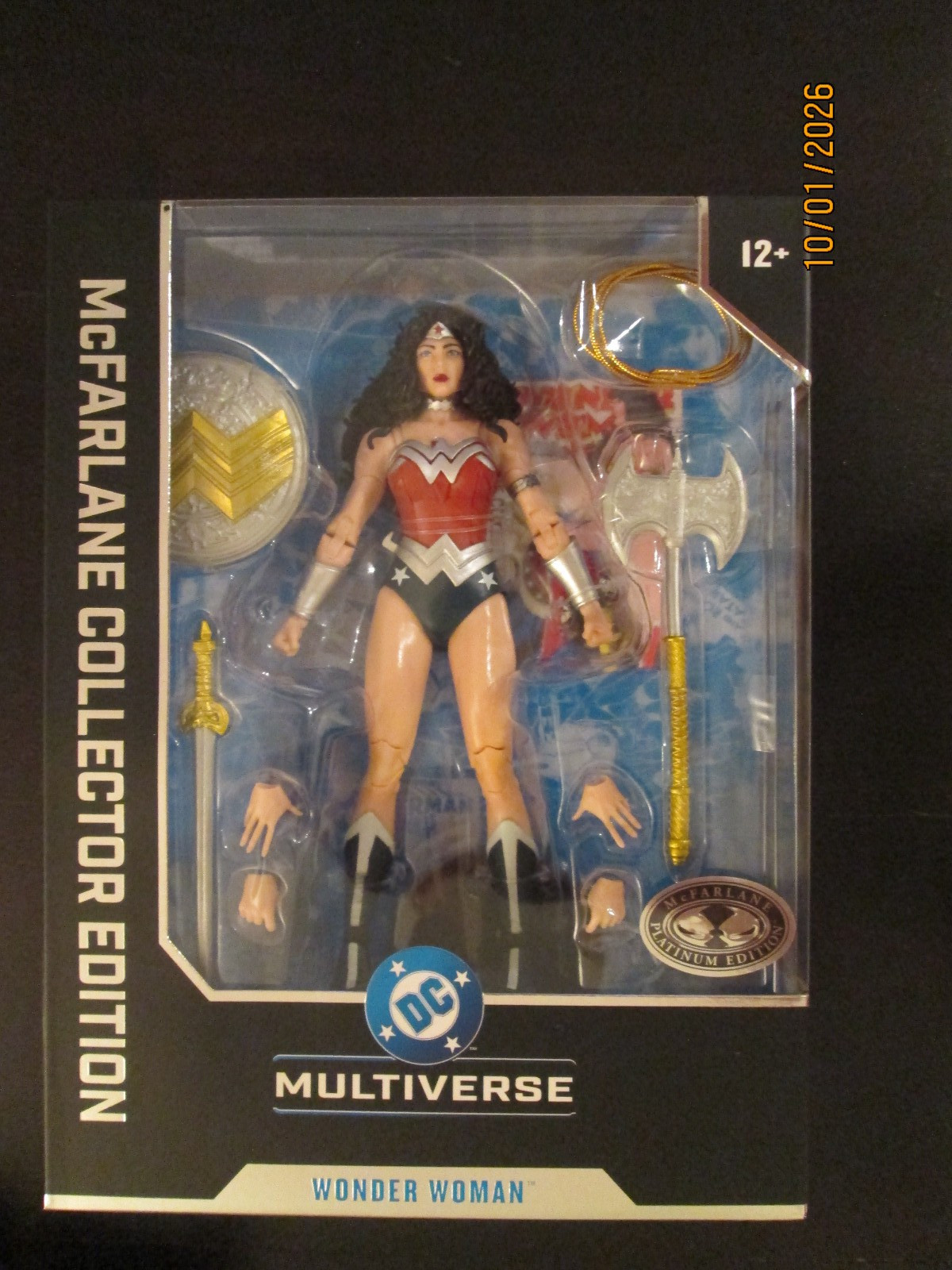 McFarlane Collector Edition DC Multiverse Wonder Woman Platinum Chase Brand NEW McFarlane Collector Edition DC Multiverse Wonder Woman Platinum Chase Brand NEW