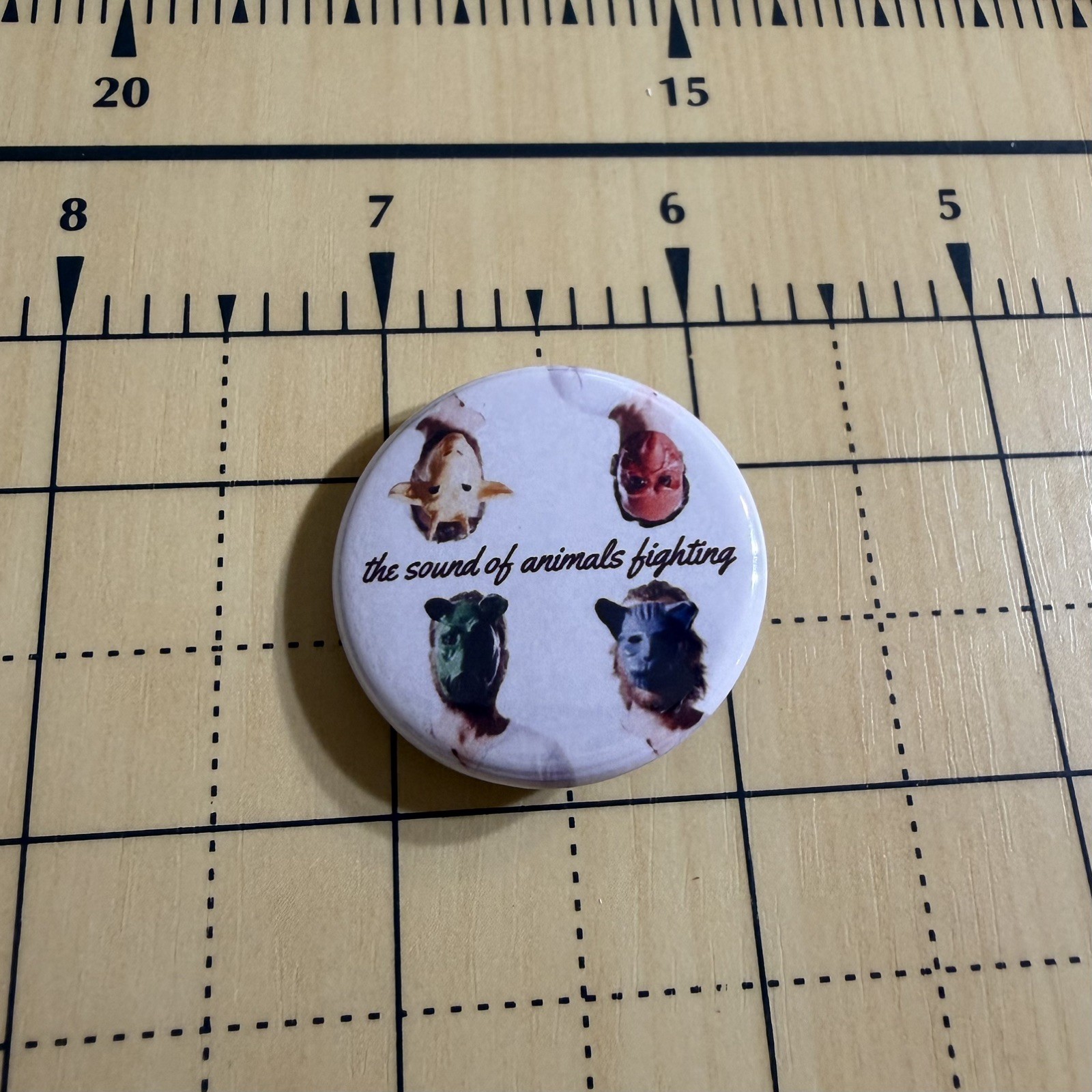 The Sound Of Animals Fighting - 1.25” Button Pin | Post-Hardcore Prog Rock Pins