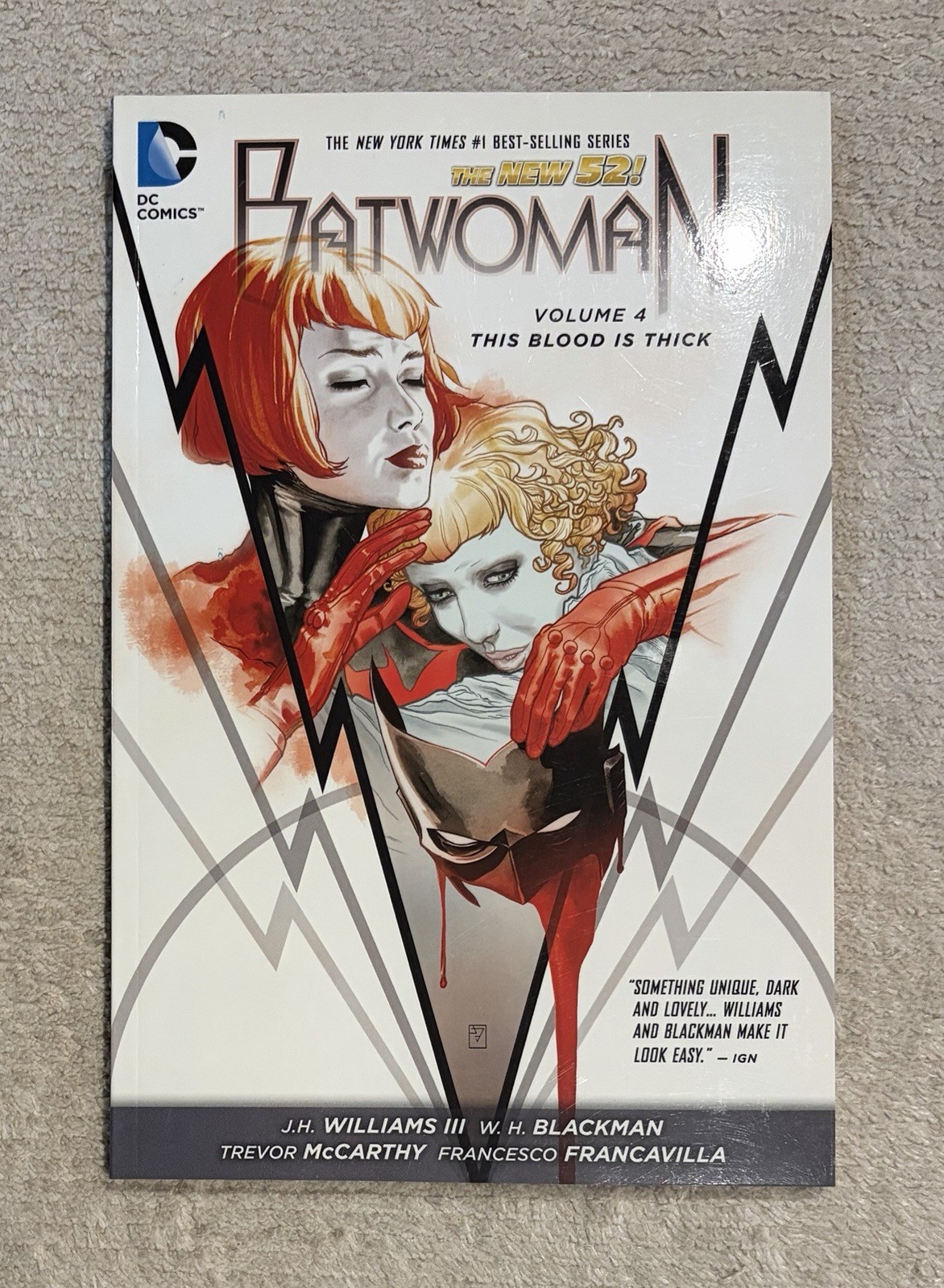 Batwoman Vol. 4: This Blood is Thick (The New 52) - paperback Williams III, NEW Batwoman Vol. 4: This Blood is Thick (The New 52) - paperback Williams III, NEW