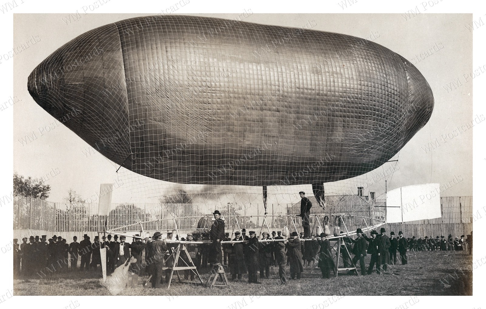 St Louis Missouri 1904 World\'s Fair Baldwin Airship Standard Postcard