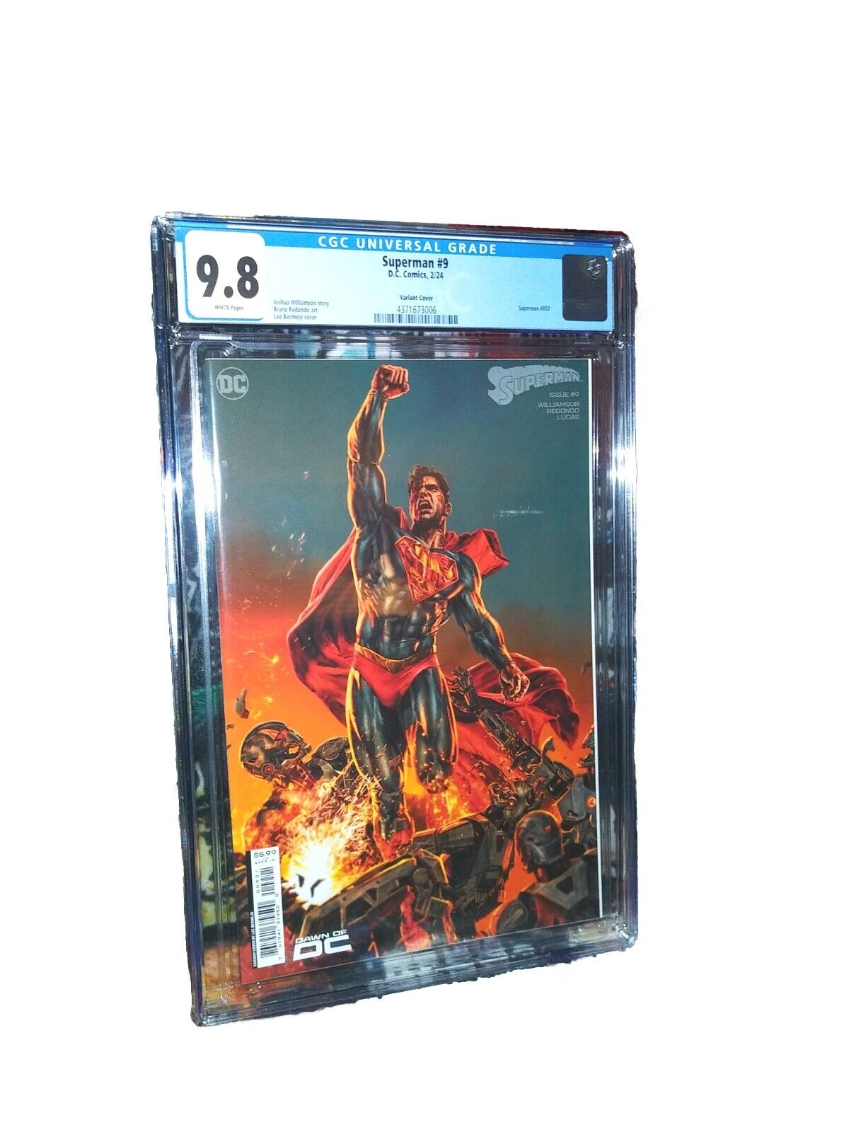 Superman DC Comics Lee Bermejo Variant  Lot CGC 9.8 #9   2024