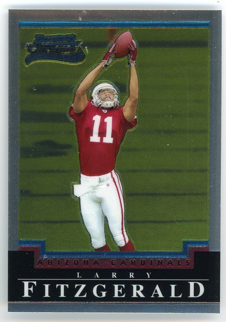 LARRY FITZGERALD 2004 Topps Bowman Chrome #118 Base Rookie RC Card SP Cardinals