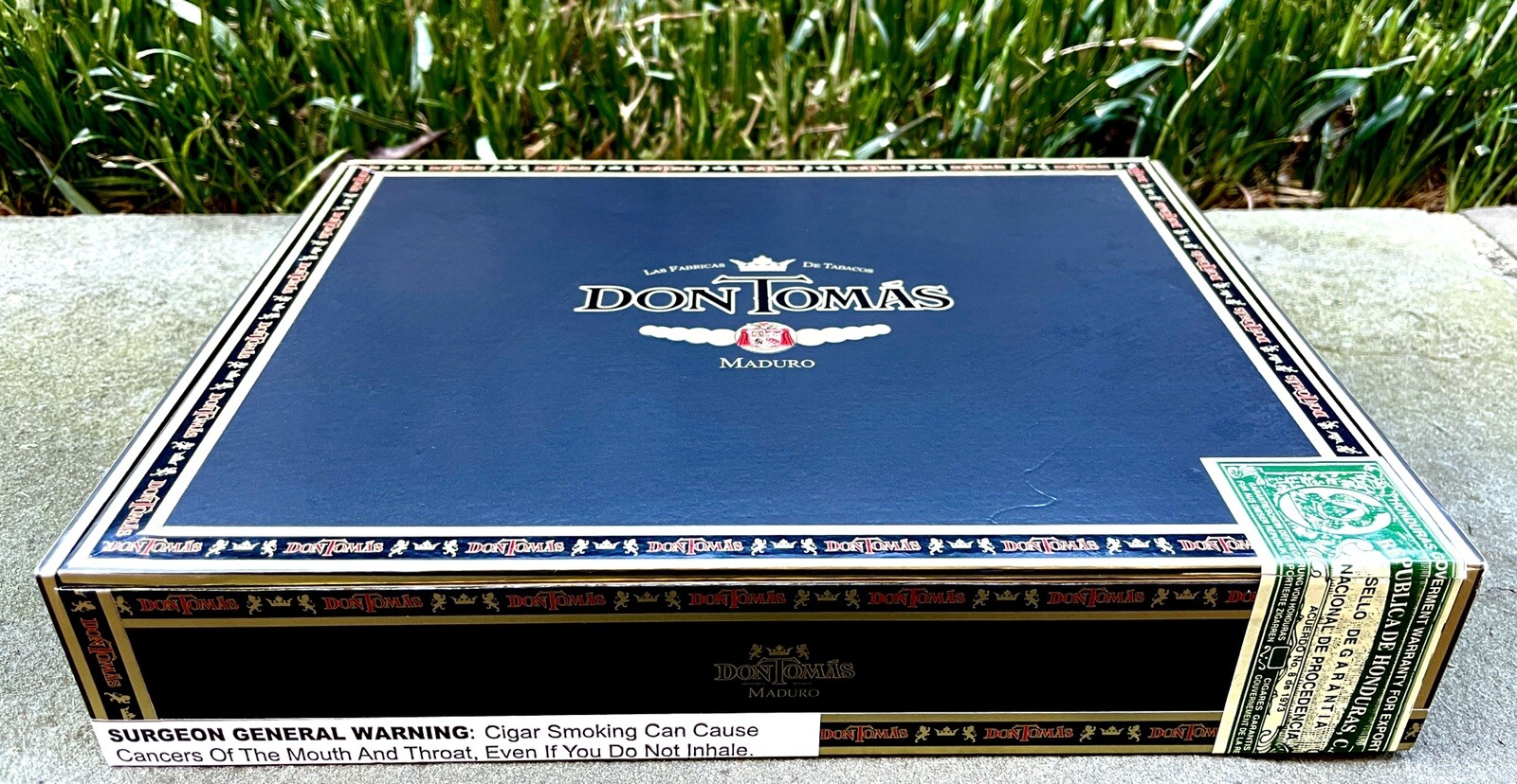 Don Tomas Maduro Large Empty Cigar Box, No Cigars Don Tomas Maduro Large Empty Cigar Box, No Cigars