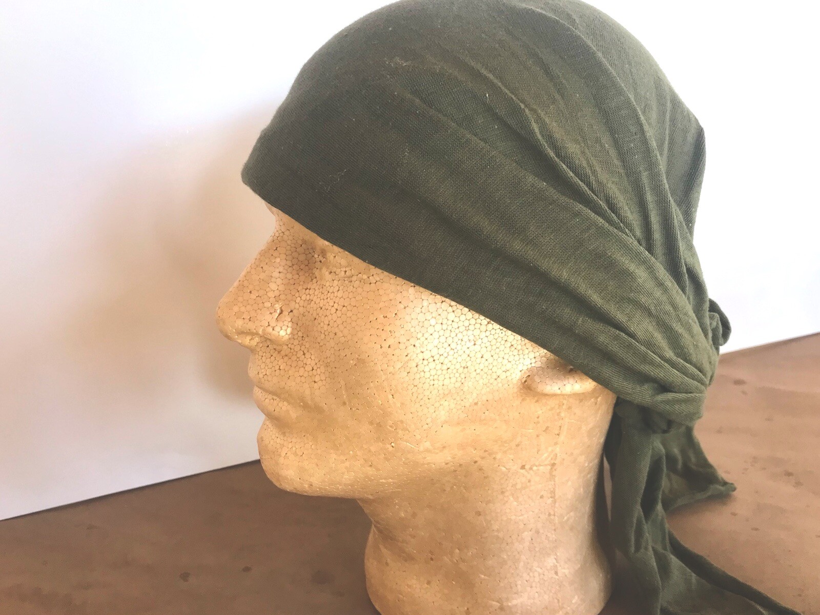 NEW VTG VIETNAM DATED ‘68’ OD NECKERCHIEF SIZE 36” L X 24” W NEW VTG VIETNAM DATED ‘68’ OD NECKERCHIEF SIZE 36” L X 24” W