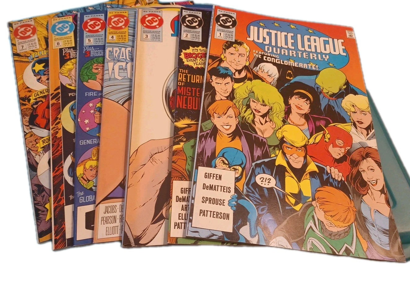 Justice League Quarterly 1-12 14,15 1990 DC Comics Lot Justice League Quarterly 1-12 14,15 1990 DC Comics Lot
