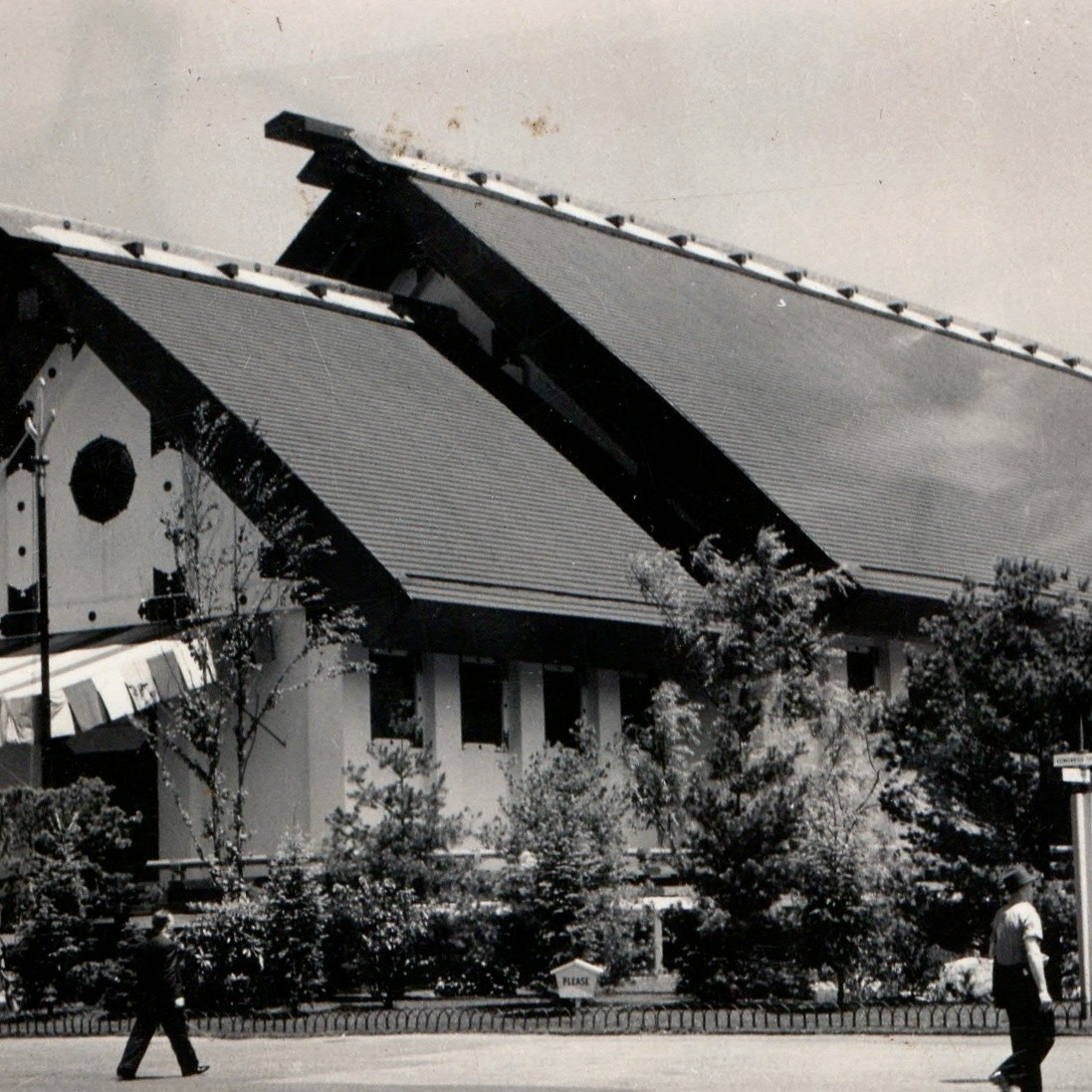 c1939 Flushing, N.Y. Japanese Pavilion Snapshot Photo World\'s Fair Architecture