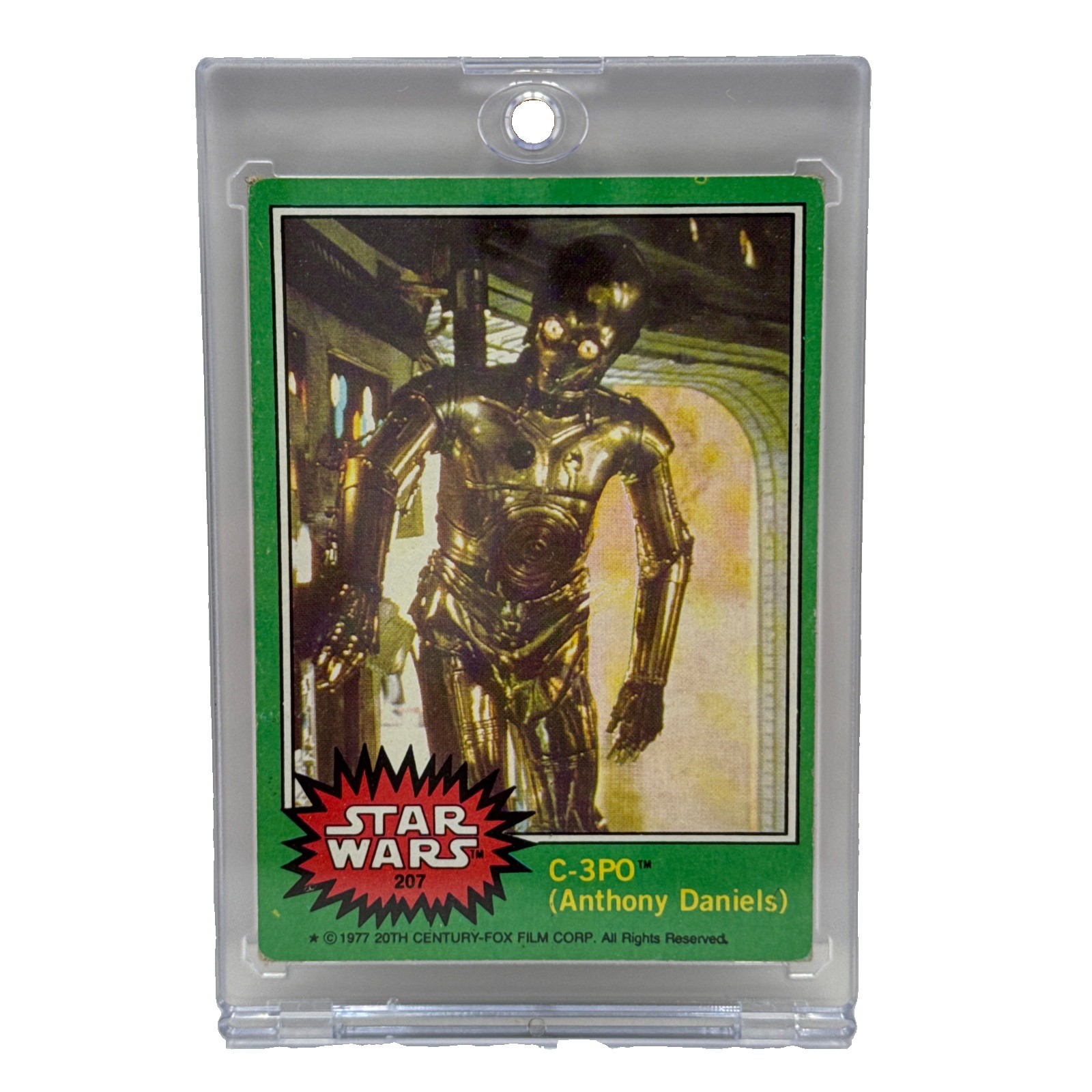 1977 Topps Star Wars C-3PO #207 Anthony Daniels Green 1977 Topps Star Wars C-3PO #207 Anthony Daniels Green