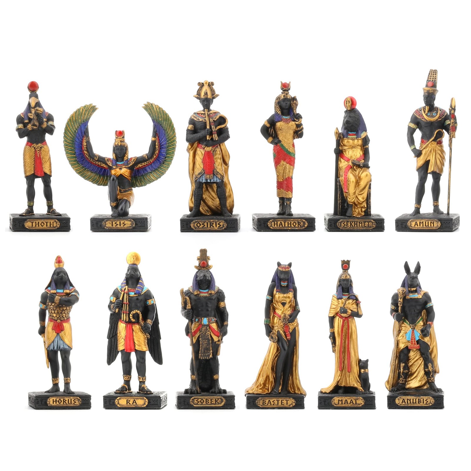 Veronese Design Egyptian Gods Set,Other CCG Items, Black Gold Veronese Design Egyptian Gods Set,Other CCG Items, Black Gold