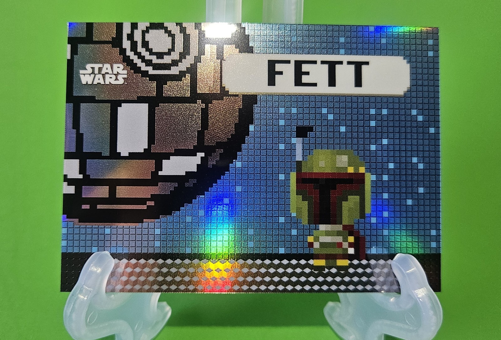 2026 Topps Chrome Star Wars Boba Fett BO-FET Bonus Stage Pixel Insert SSP NM 2026 Topps Chrome Star Wars Boba Fett BO-FET Bonus Stage Pixel Insert SSP NM