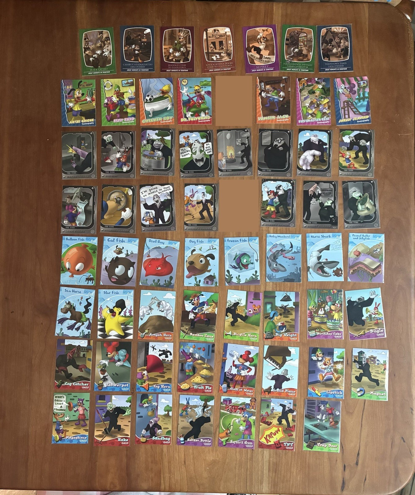 Disney Toontown Online Series 2 Lot 60 / 85 Trading Cards NM Complete Collection Disney Toontown Online Series 2 Lot 60 / 85 Trading Cards NM Complete Collection