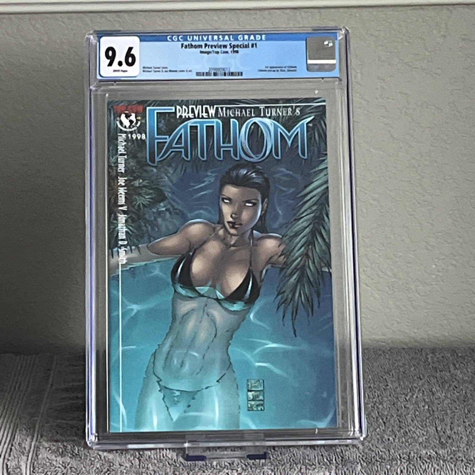 Michael Turner\'s Fathom, Vol. 1 #Preview-A Preview 1998 CGC 9.6 Michael Turner\'s Fathom, Vol. 1 #Preview-A Preview 1998 CGC 9.6