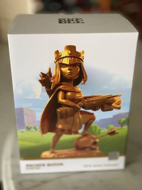 Limited Edition Clash Of Clans Supercell Archer Queen Statue 2019 Gold Variant