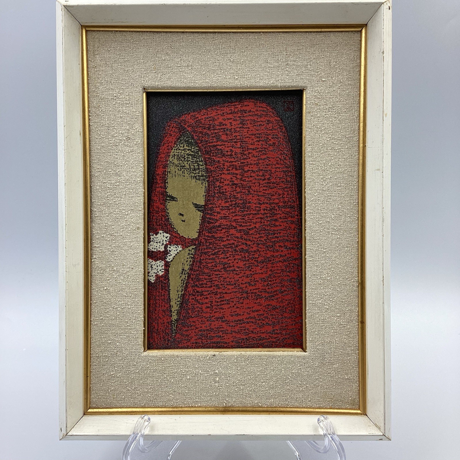 Kaoru Kawano (1916-1965) Framed Woodblock Print - Dream - Excellent Condition