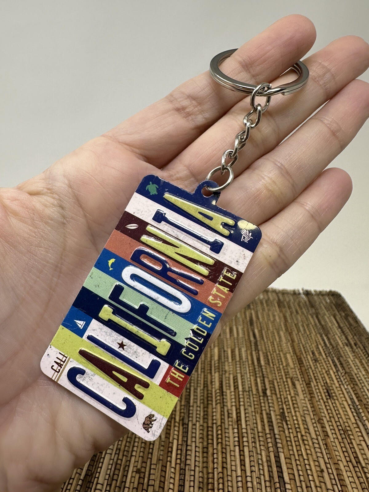 California Dreaming Mini License Plate Keychain California Dreaming Mini License Plate Keychain