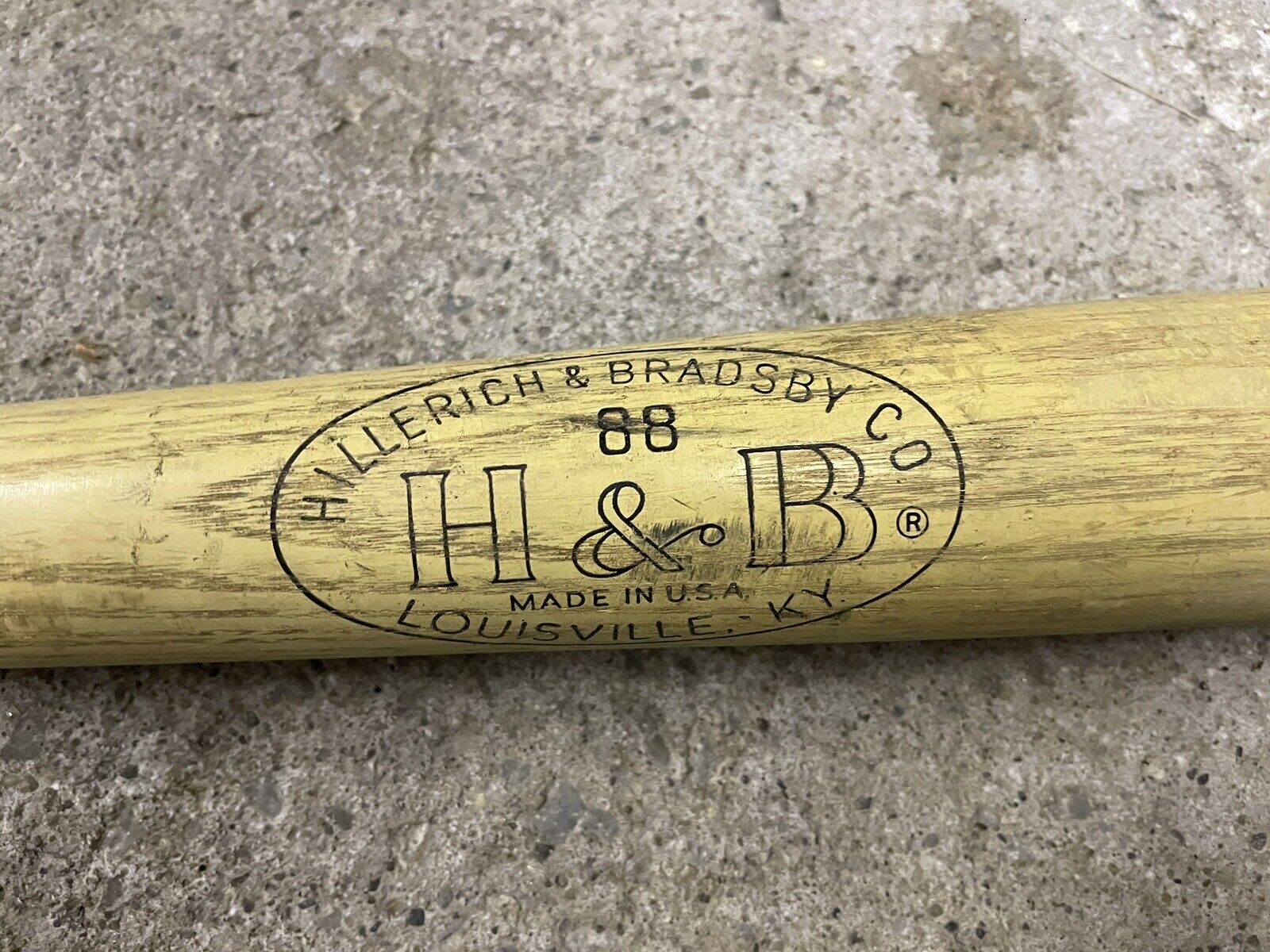JACKIE ROBINSON H&B Hillerich & Bradsby 88 Leaguer Baseball Bat