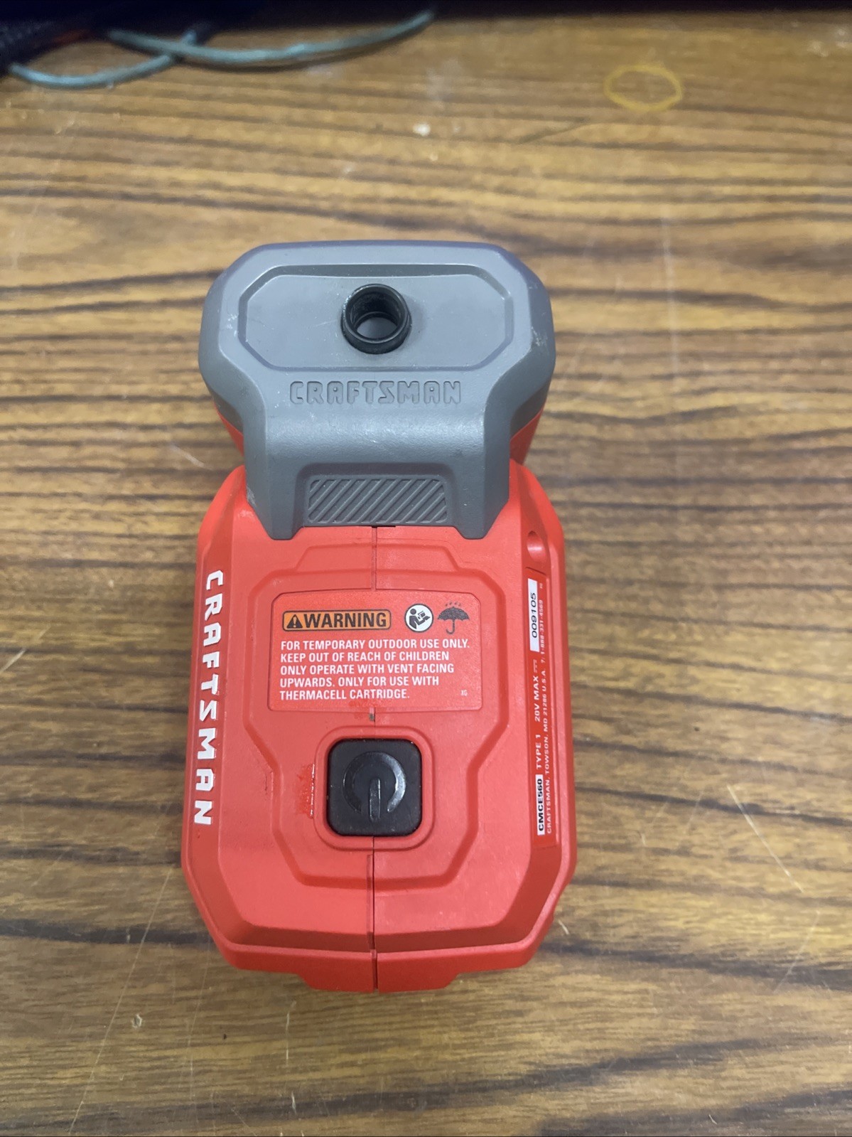 CRAFTSMAN CMCE560 (PSN037976) V20 Mosquito Repellent Deet Free Device bin#1, CRAFTSMAN CMCE560 (PSN037976) V20 Mosquito Repellent Deet Free Device bin#1,