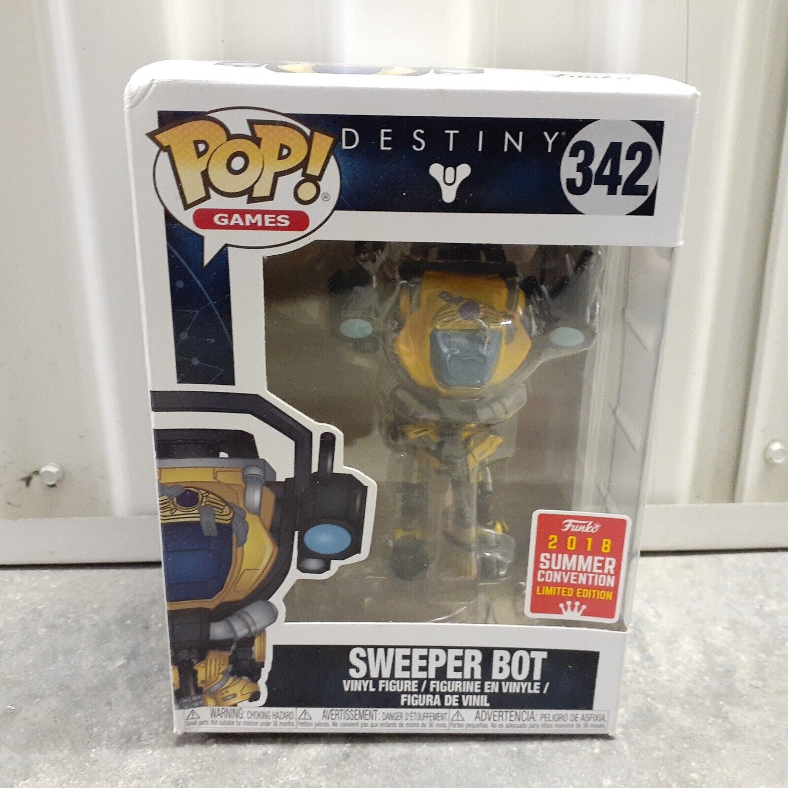 Funko Pop Games #342 - Destiny Sweeper Bot (2018 Summer Convention Exclusive)