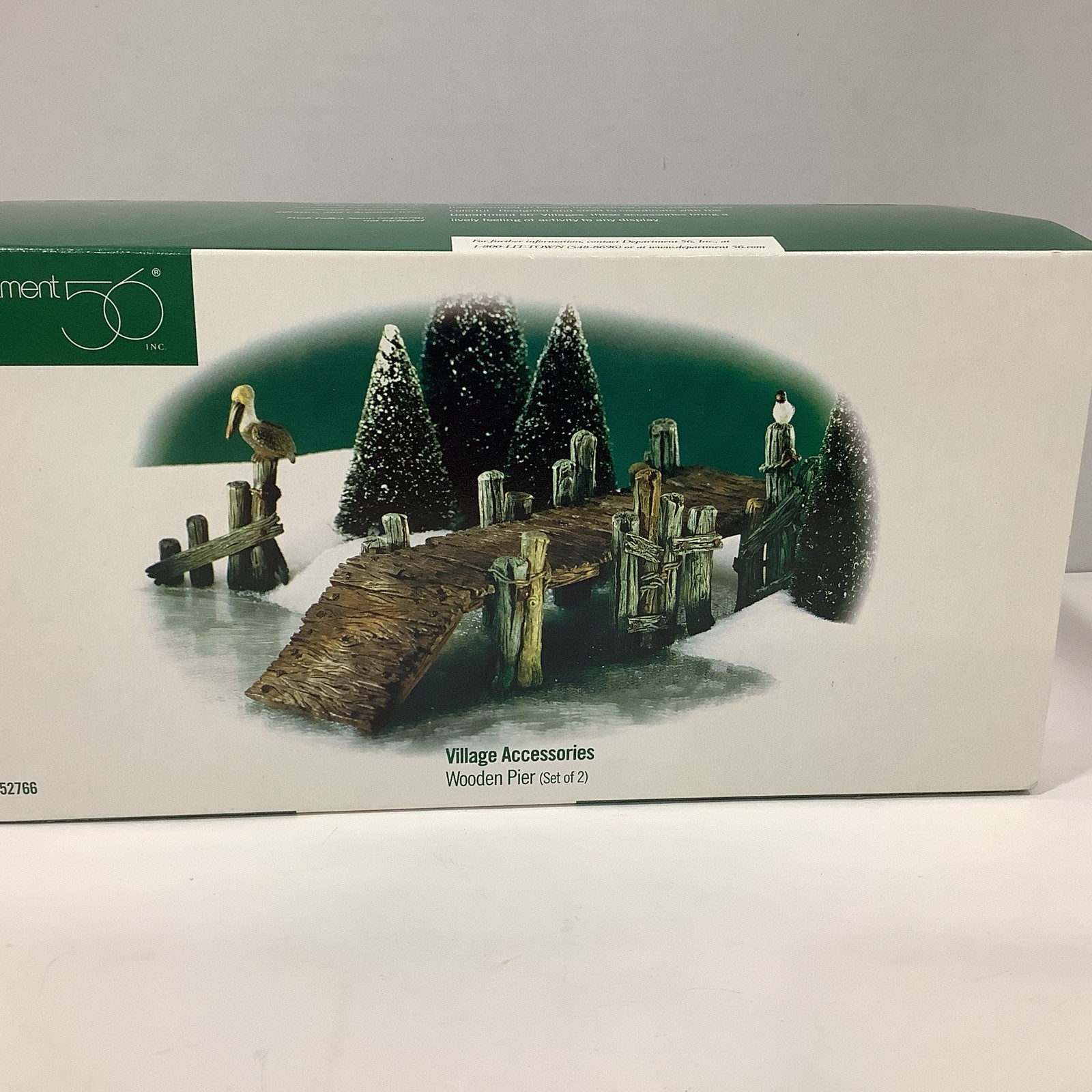 Dept 56 Heritage Village Accessory #52766 “Wooden Pier” Set Of 2 Dept 56 Heritage Village Accessory #52766 “Wooden Pier” Set Of 2