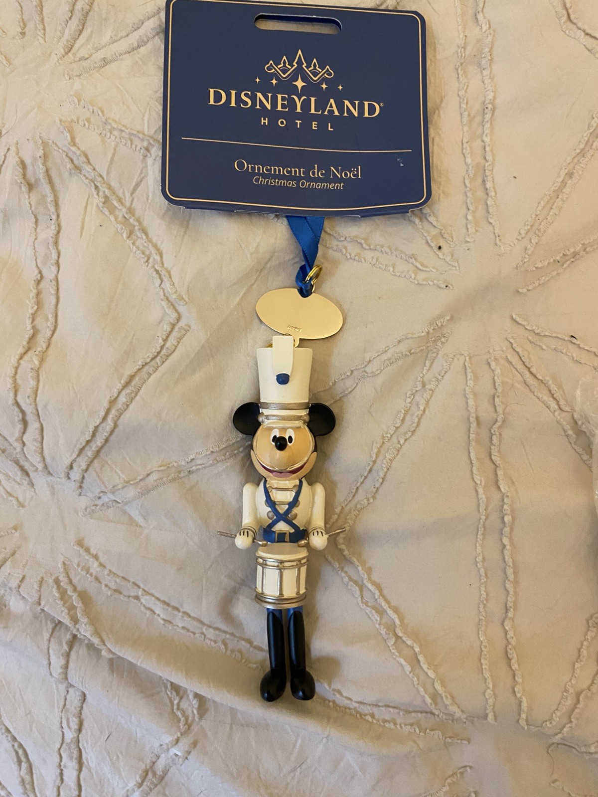 Disneyland Paris Mickey Mouse Nutcracker Hanging Ornament hotel exclusive Disneyland Paris Mickey Mouse Nutcracker Hanging Ornament hotel exclusive