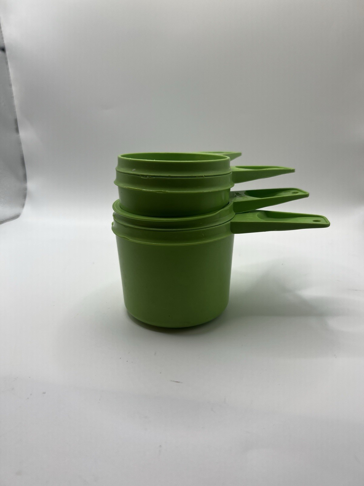 Vtg Tupperware Green Nesting Measuring Cups Complete Set of 6 Retro Vtg Tupperware Green Nesting Measuring Cups Complete Set of 6 Retro
