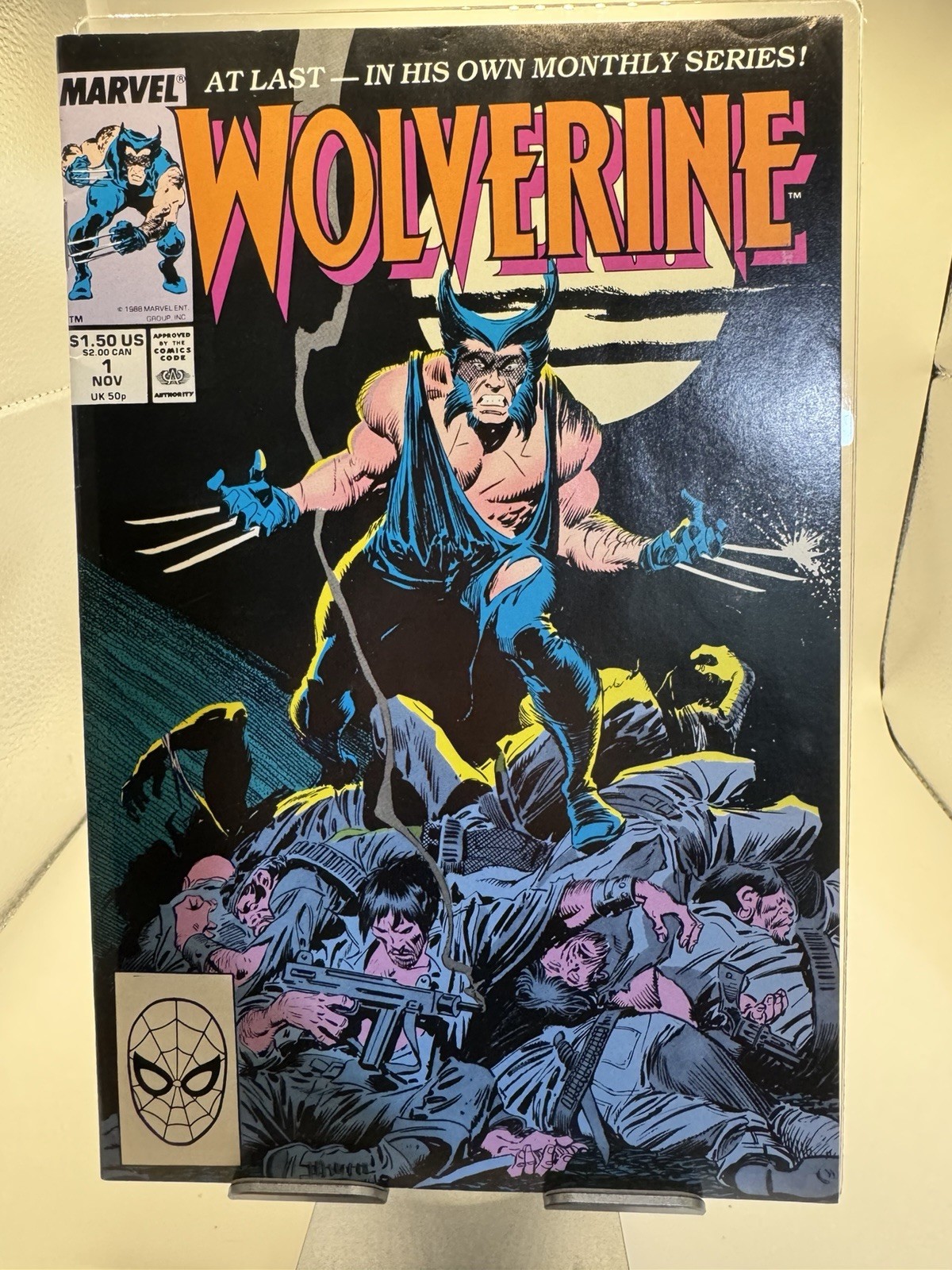 Wolverine #1 Marvel Comics 1988 1st Ongoing Series John Buscema Key F/VF