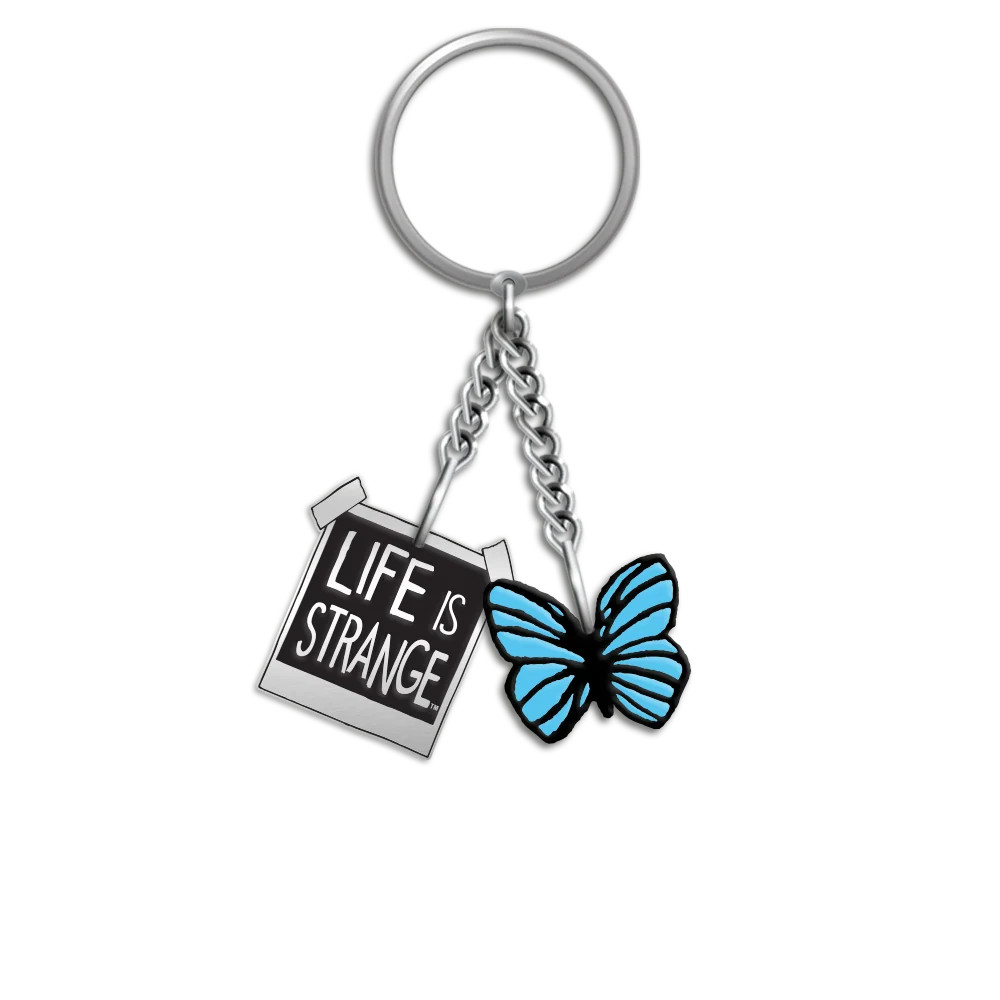 Life Is Strange Butterfly Charm Keyring Life Is Strange Butterfly Charm Keyring