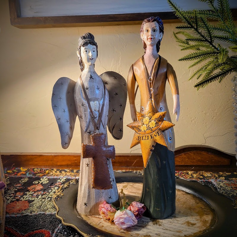 Free Shipping 2 Santos Reproduction Hand Carved Statue Collection Very Nice Free Shipping 2 Santos Reproduction Hand Carved Statue Collection Very Nice