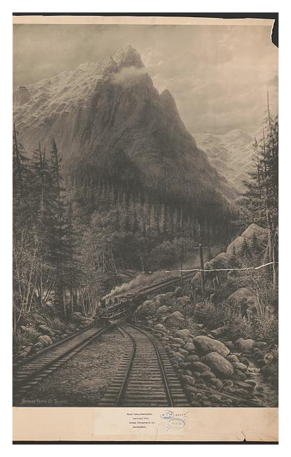 Mount Index Washington Railroad Standard Postcard Mount Index Washington Railroad Standard Postcard