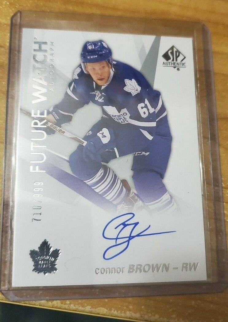 2016/17 Connor Brown SP Authentic Future Watch Auto/999 RC