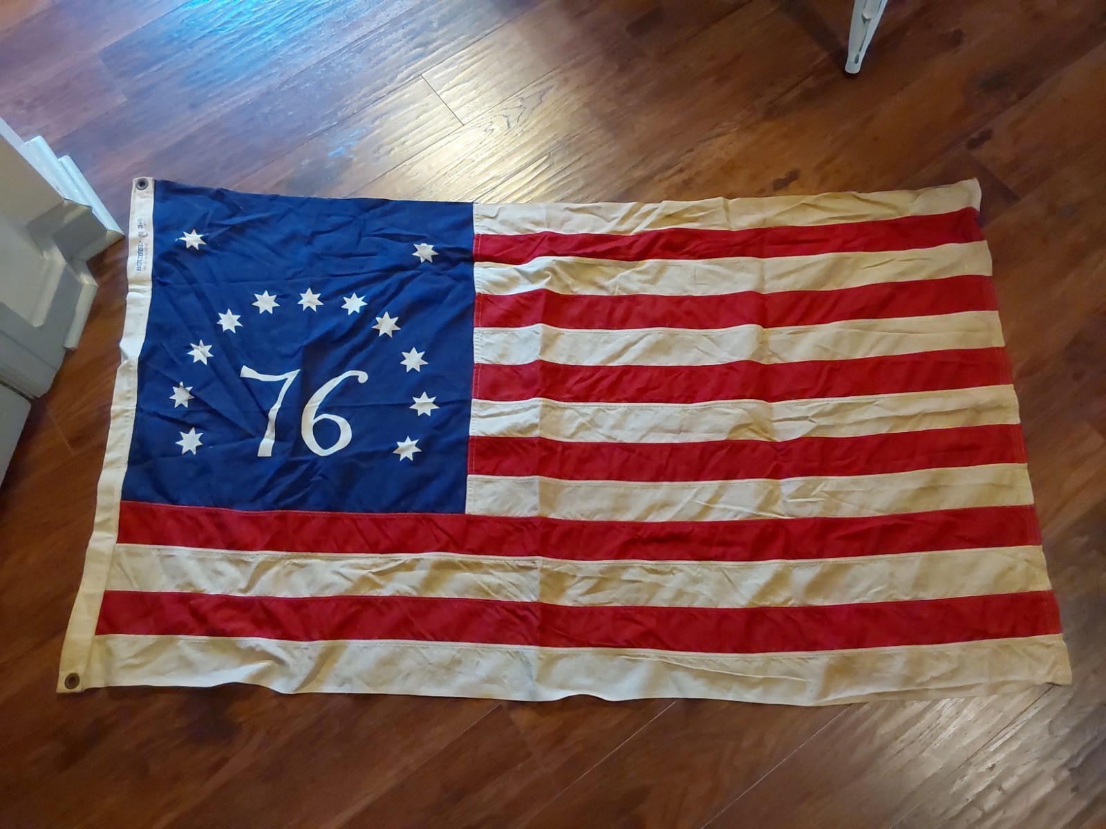 Vintage 1776 Bennington Flag American Revolution 1976 3X5'