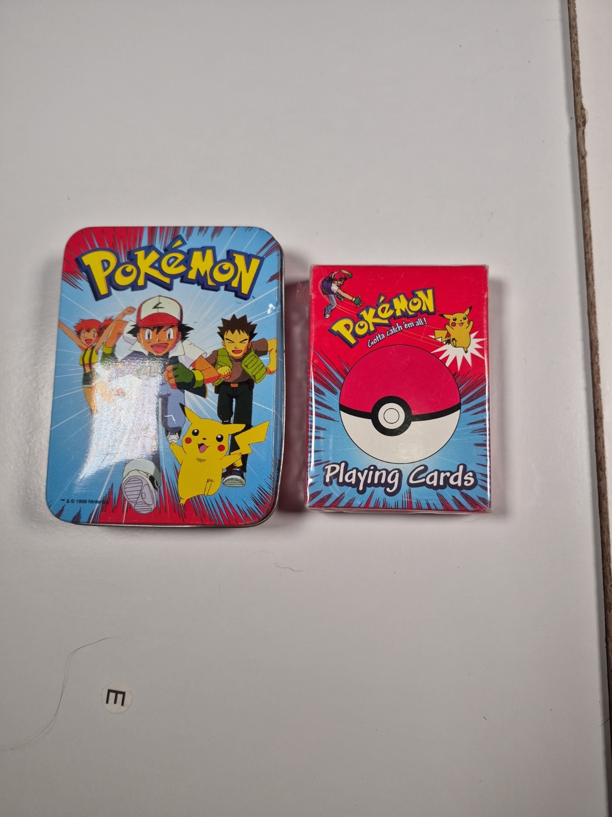 Bicycle 1999 Vintage Pokemon Playing Cards Sealed Deck Box